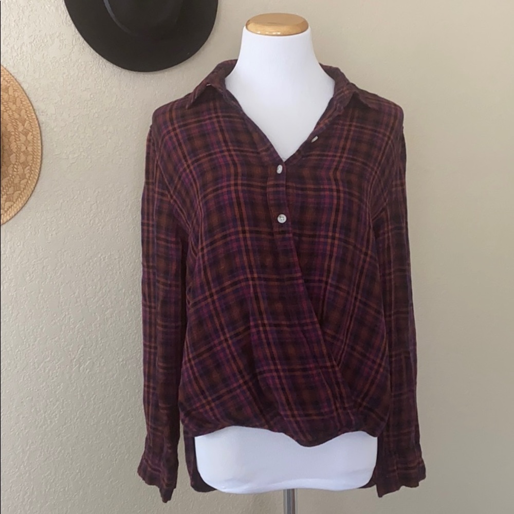 Plaid long sleeve
